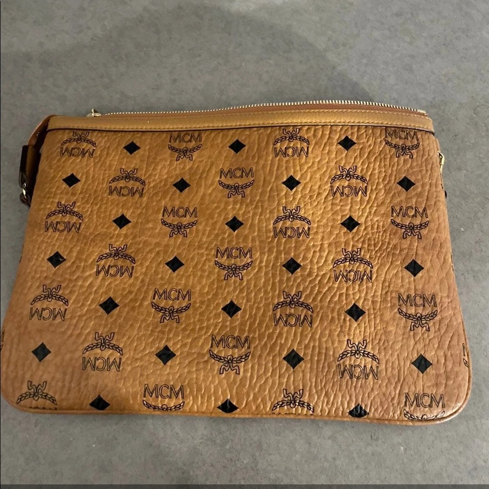 Authentic MCM wristlet